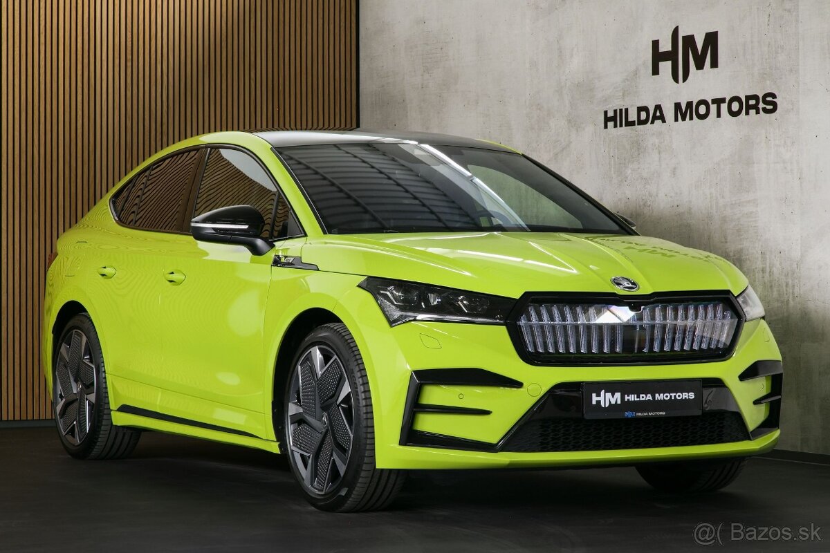 Škoda Enyaq iV RS 220kW 4x4 Pano Canton HUD Kessy Matrix Taž