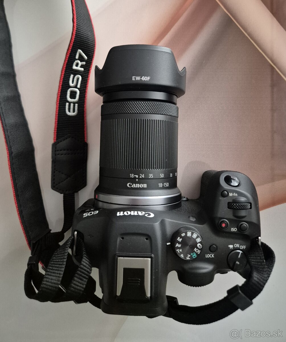 Canon EOS R7 + 2 objektívy a príslušenstvo