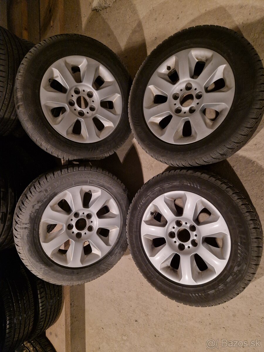 ALU disky + zimne pneu BMW E60 E61 R16