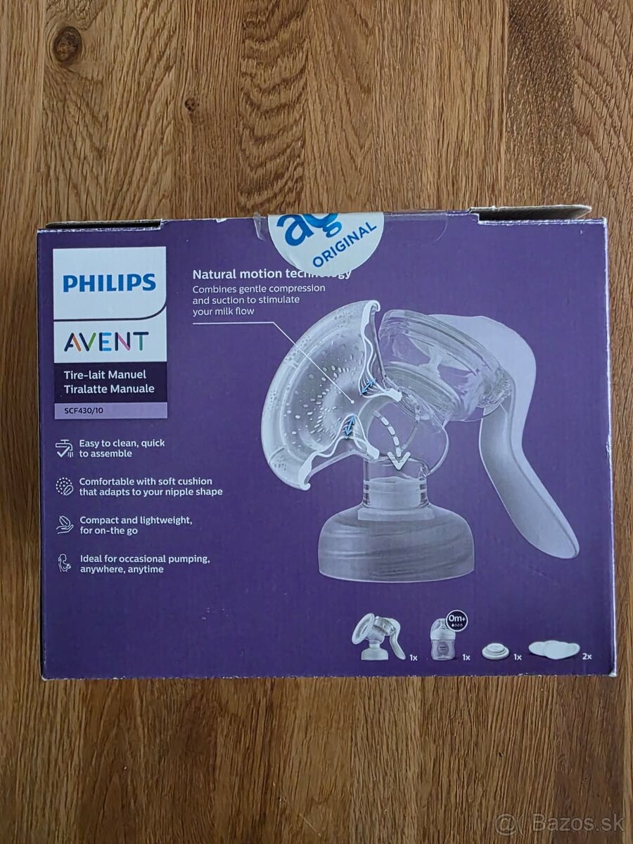 Philips AVENT manuálna odsávačka
