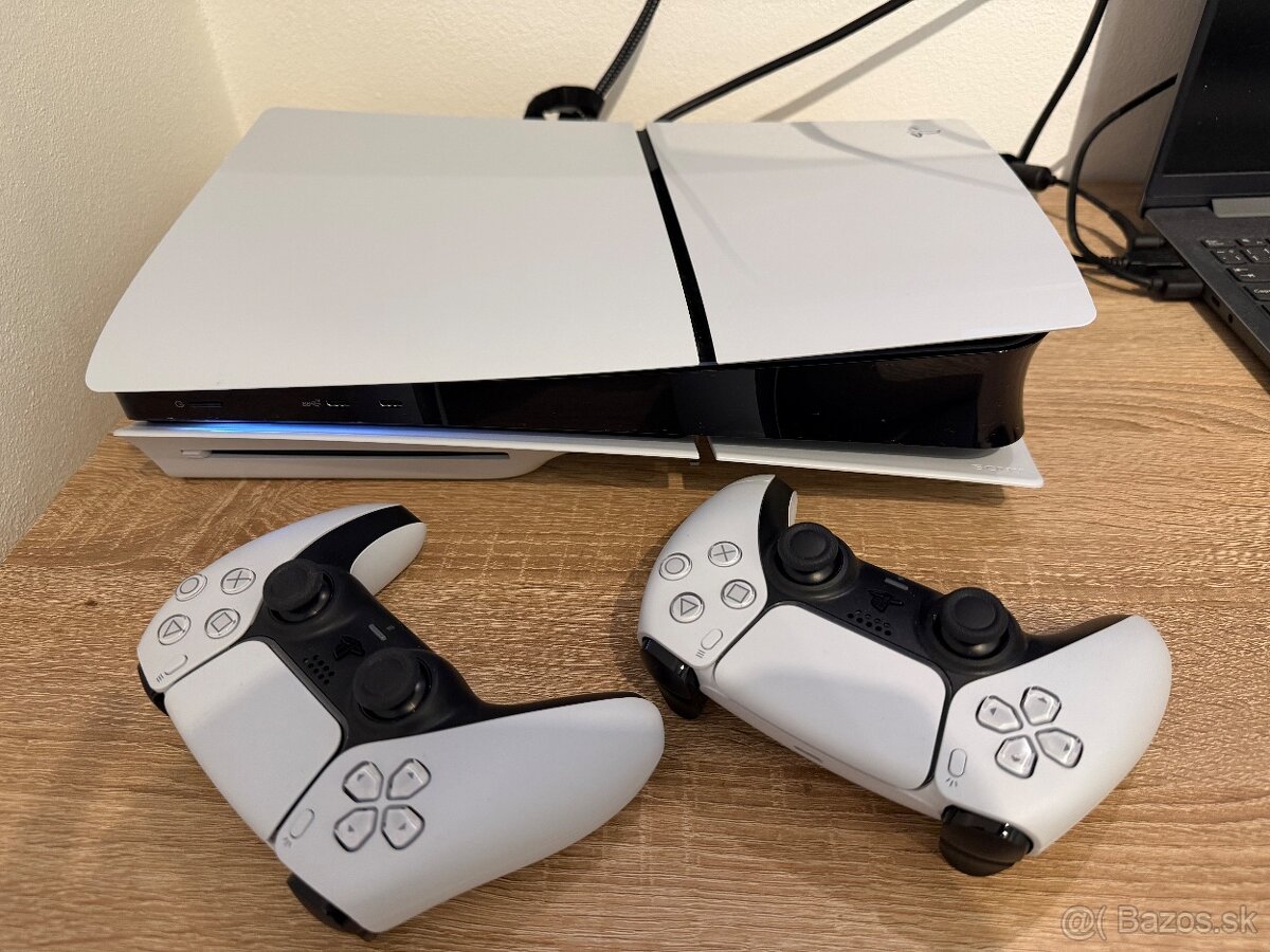 Playstation 5 Slim 500GB s mechanikou + 2x dualshock