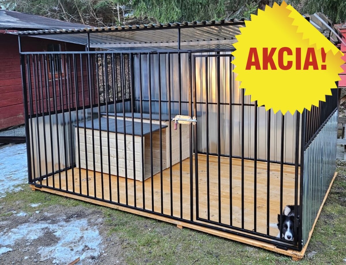 Koterec Voliera pre psa DOPRAVA montáž zdarma po celom SK