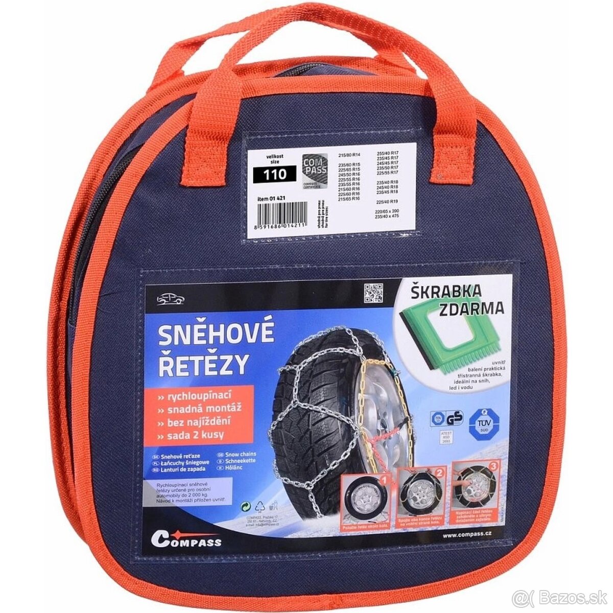 Snehové reťaze 15-18" COMPASS 110