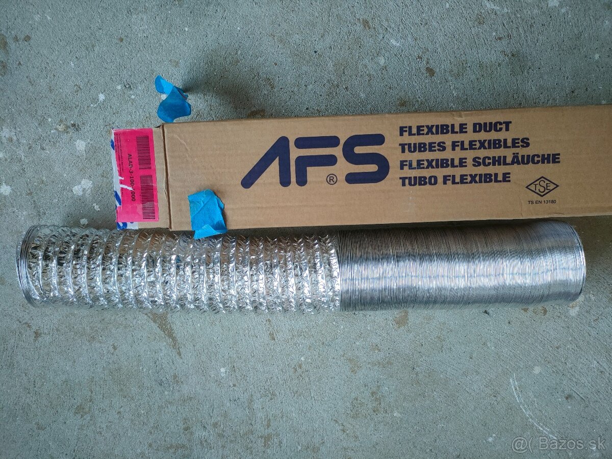 Rekuperacia - Al flex potrubie