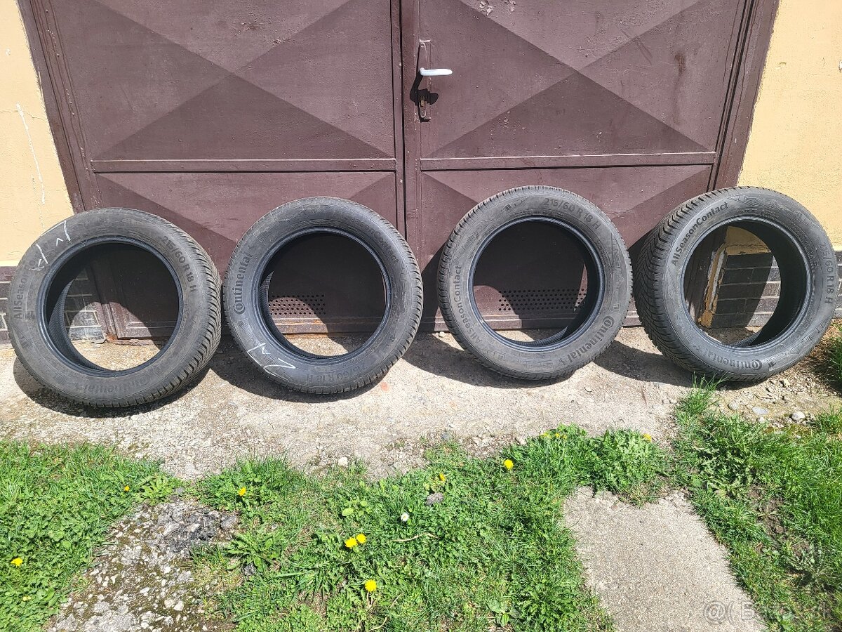 Continental AllSeason contact 215/60 r18