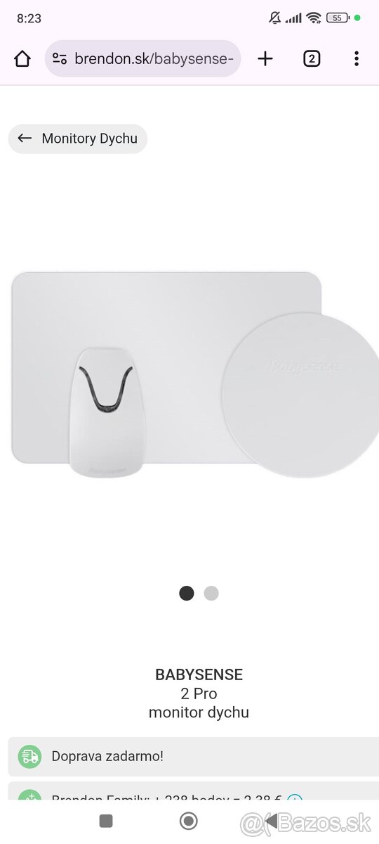 Monitor dyhu Babysense