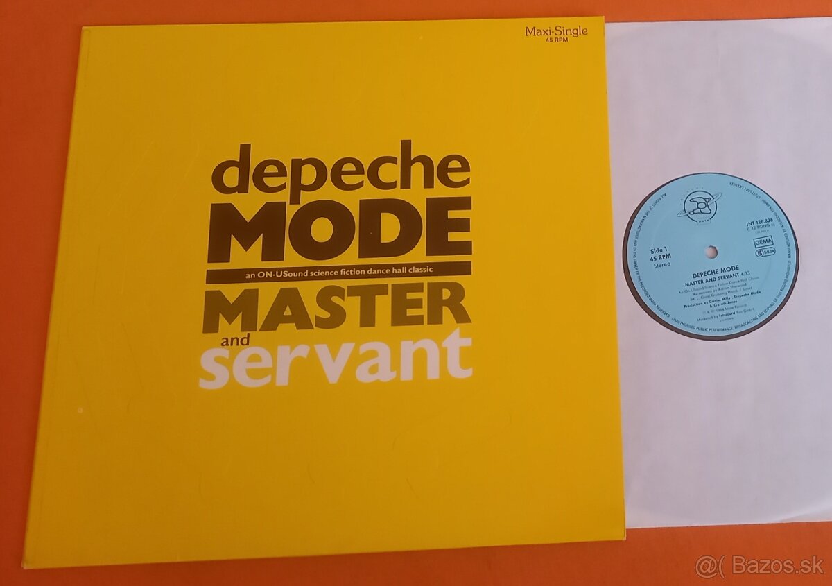 Depeche Mode Germany 12" Maxi Master And Servant
