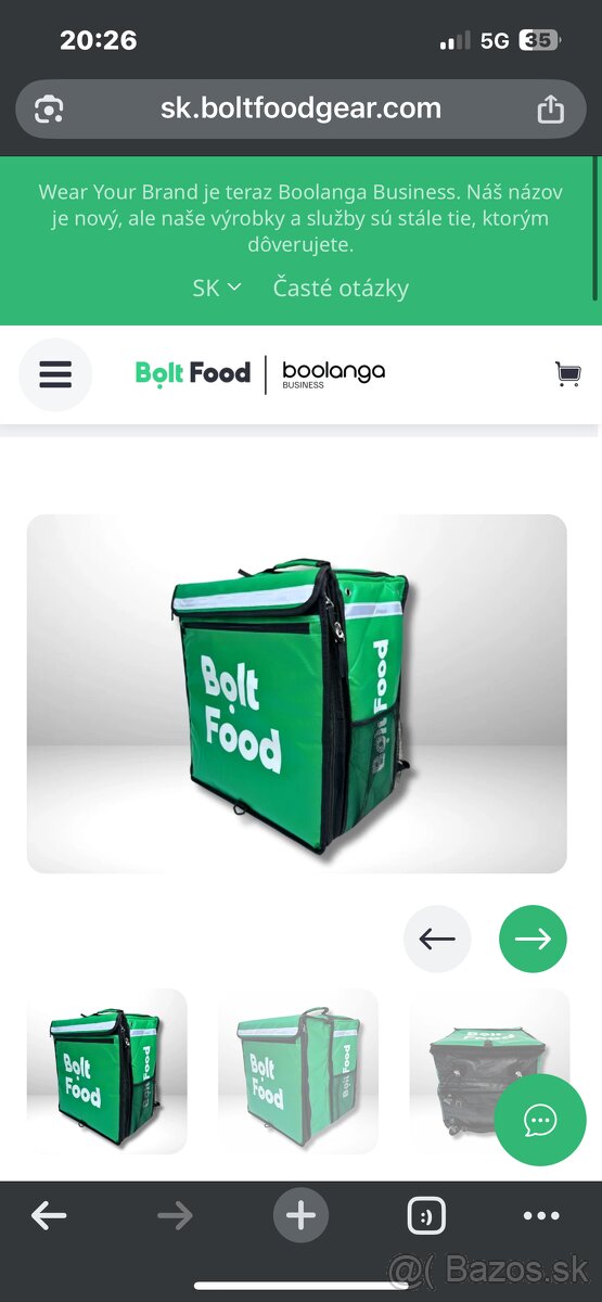Bolt taška