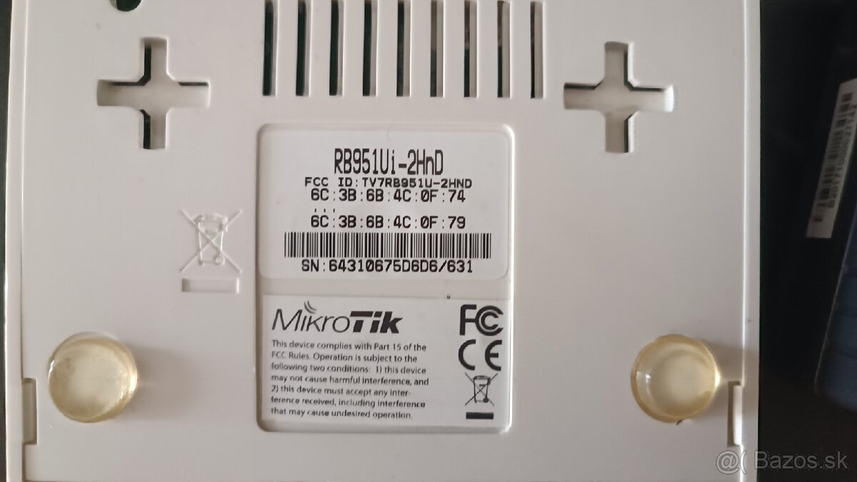 Mikrotik RB951Ui-2HnD použitý,