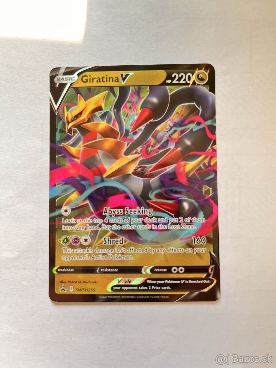 Pokémon karta - Giratina V SWSH259