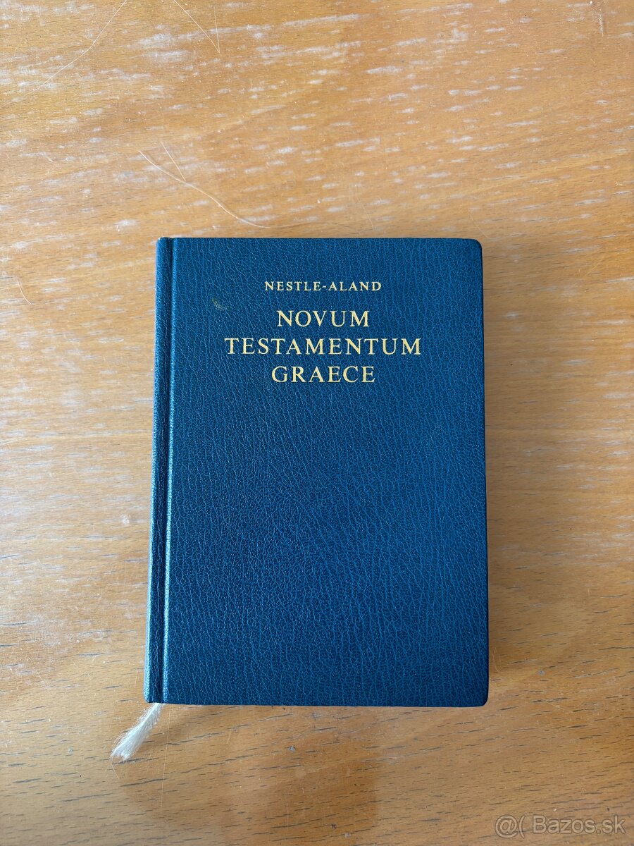 Vydanie Nového zákona v pôvodnej gréčtine Koine