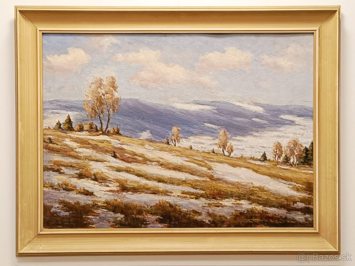 Obraz Josef OŠKRDA, Vysočina, olejomalba 88x114