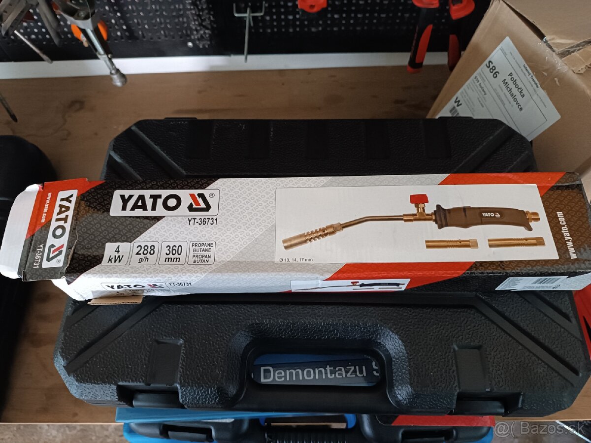 Predám plynový horák YATO YT-36731