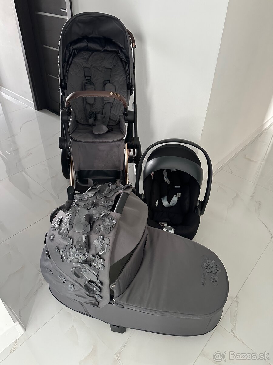Cybex priam simply flowers grey