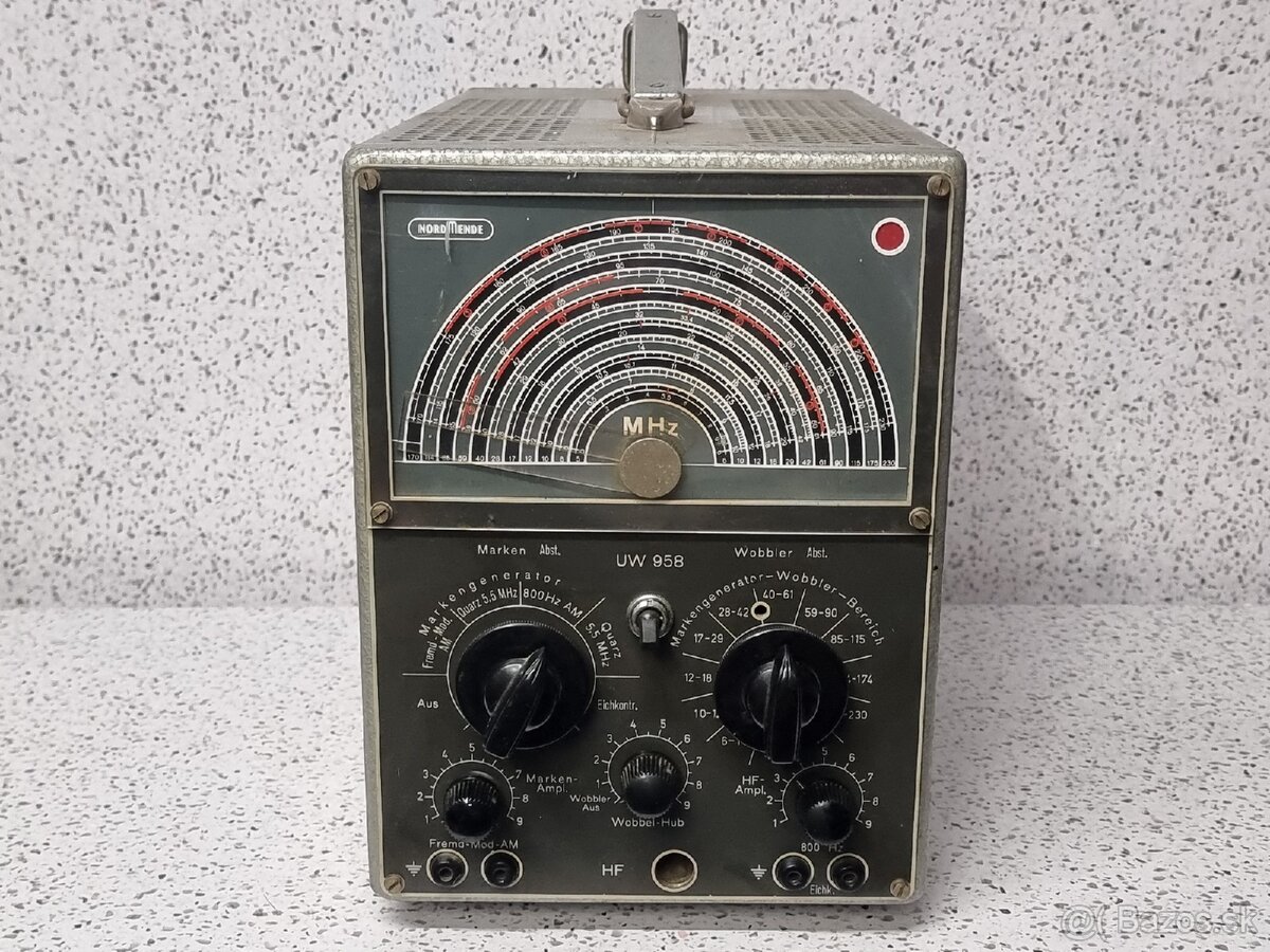 WOBLER 》 NORDMENDE UW 958 》MERACÍ PRÍSTROJ VOBLER