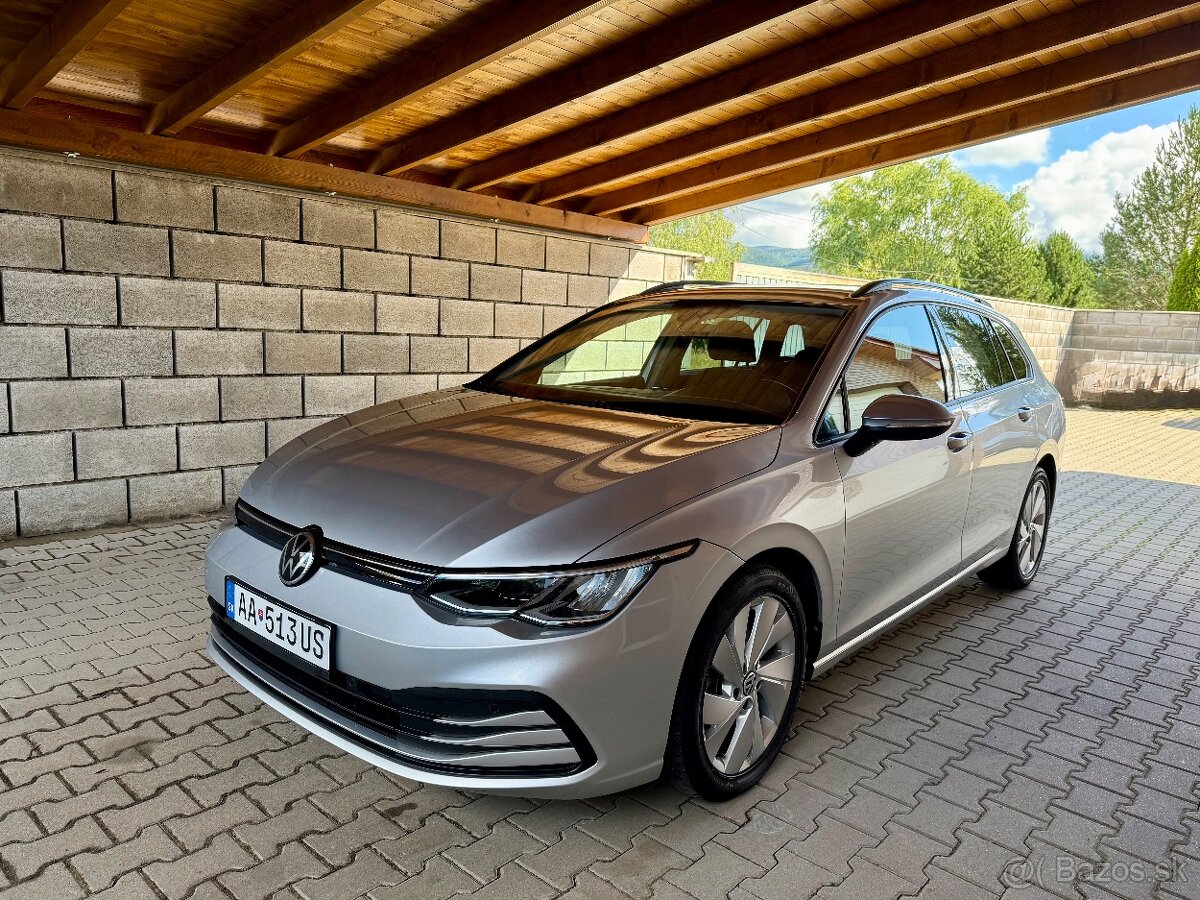 VW Golf 8 Variant 2.0 TDI 85 kW Life DSG 7/2021, 123 875km