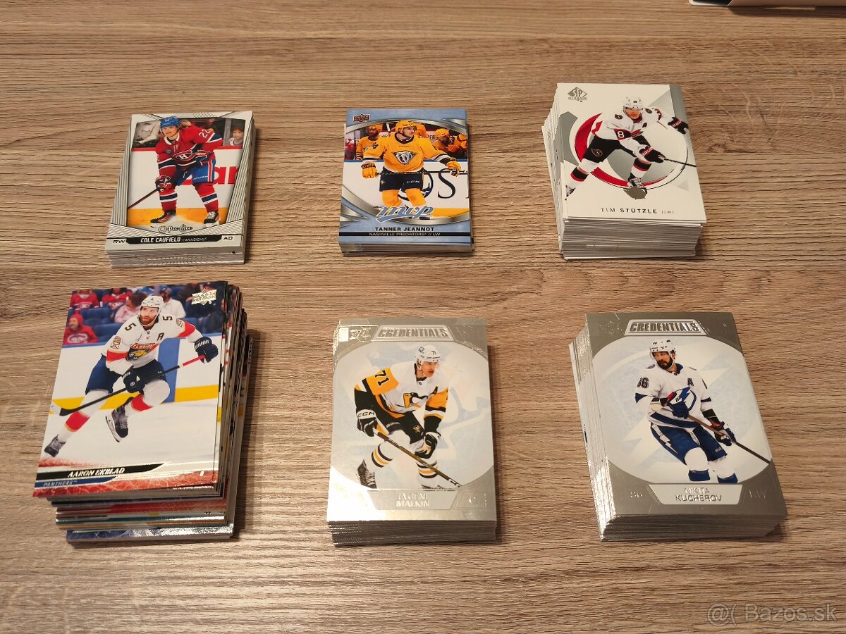 Predam nove hokejove karty z NHL