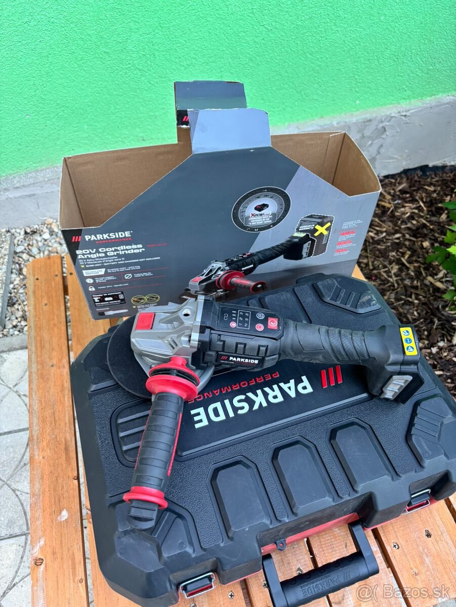 Parkside performance uhlova bruska