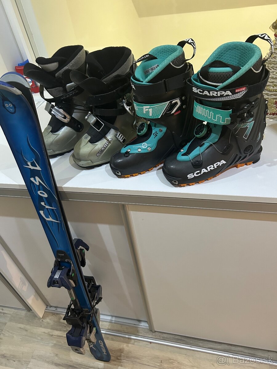 Skialp set lyze a lyziarky 1x