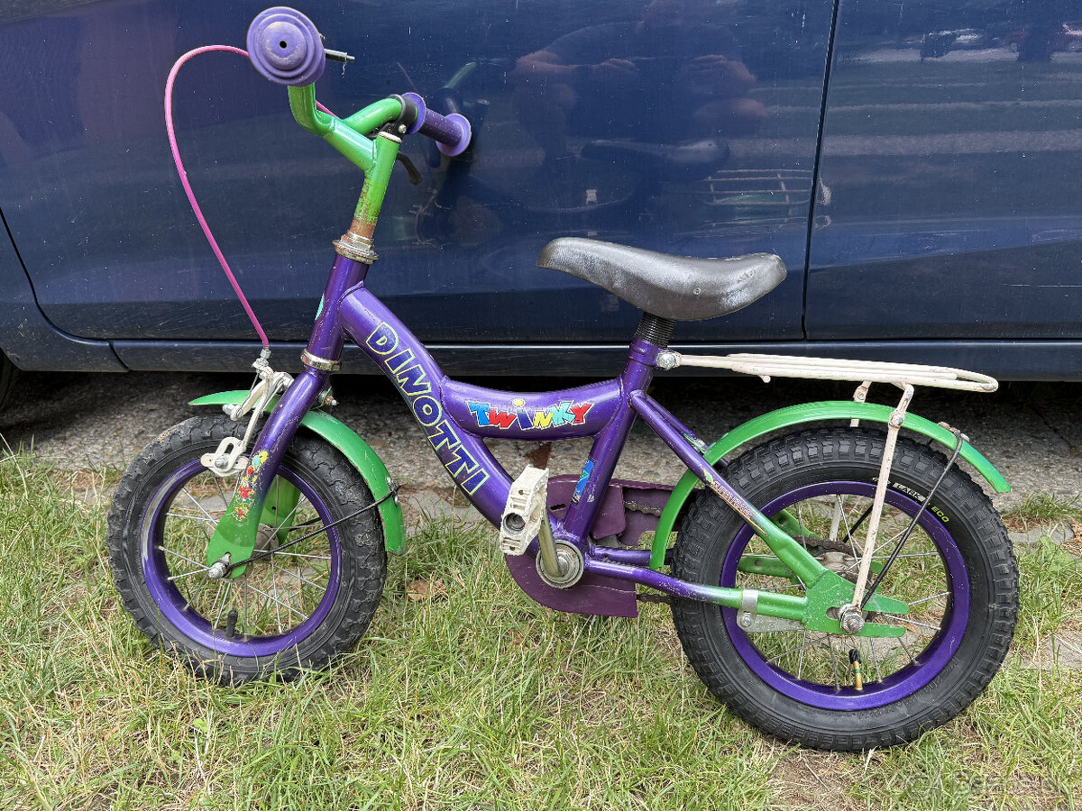 Detsky bicykel Twinky Dinotti 12"