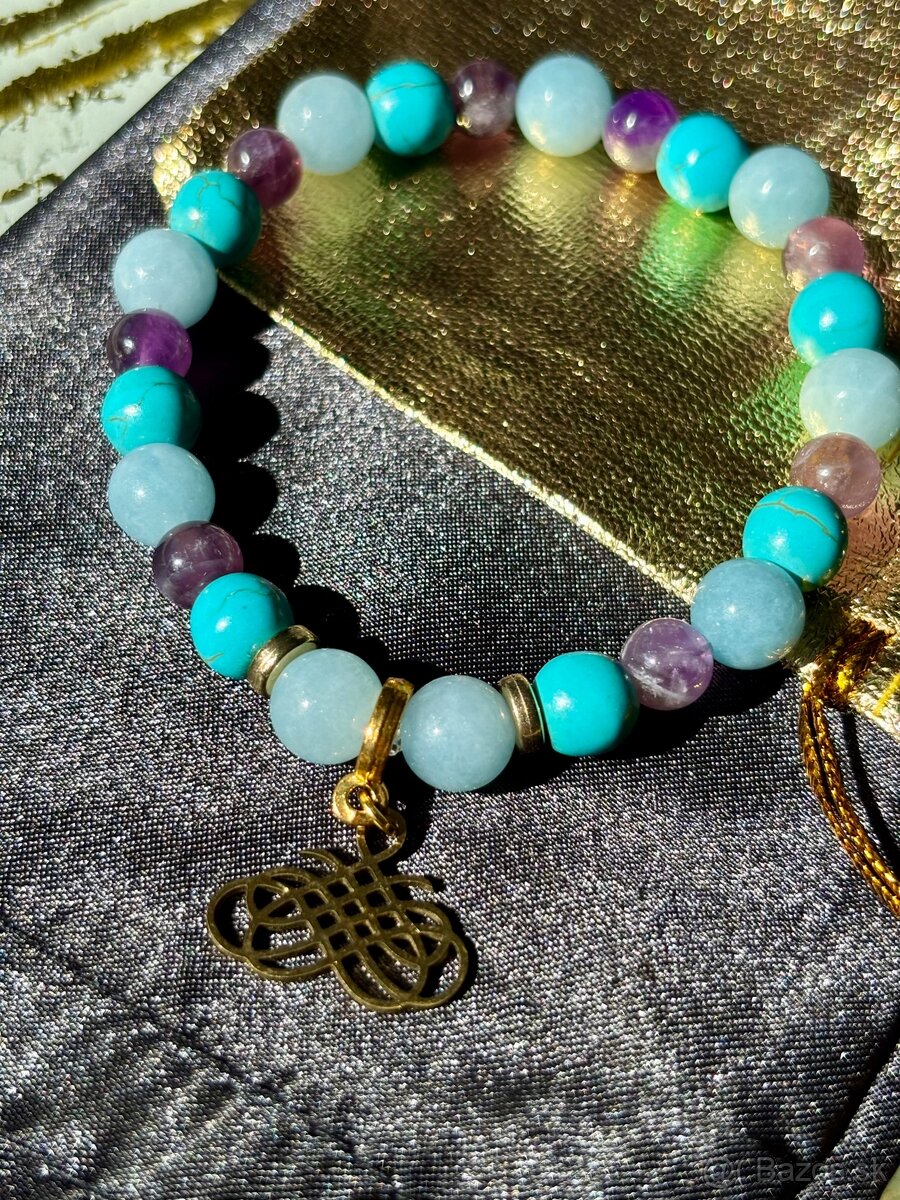 náramok z polodrahokamov