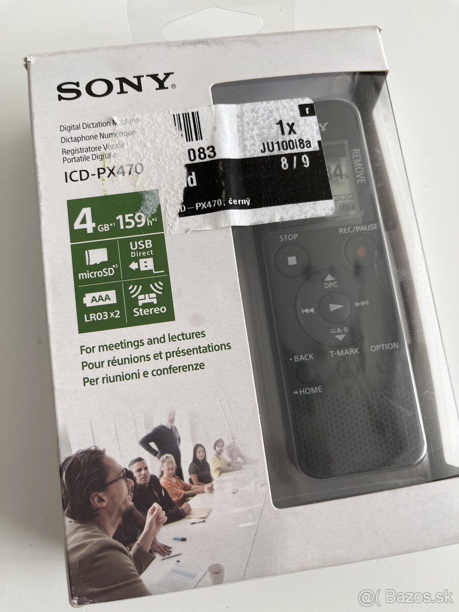 Diktafon Sony