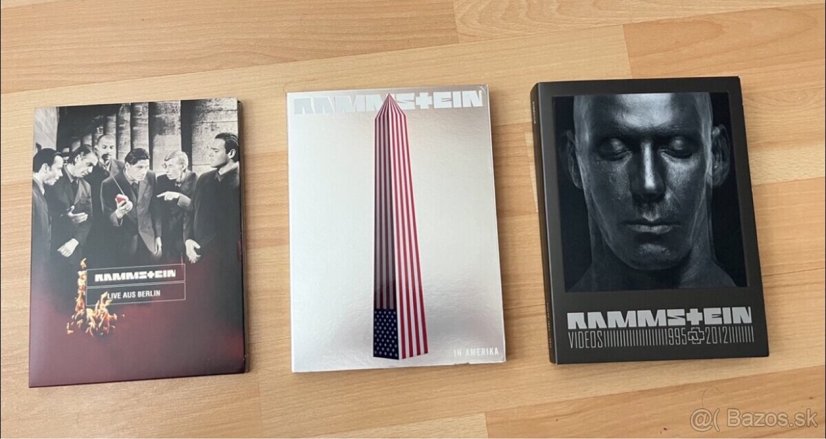 Rammstein CD, DVD, Kazety
