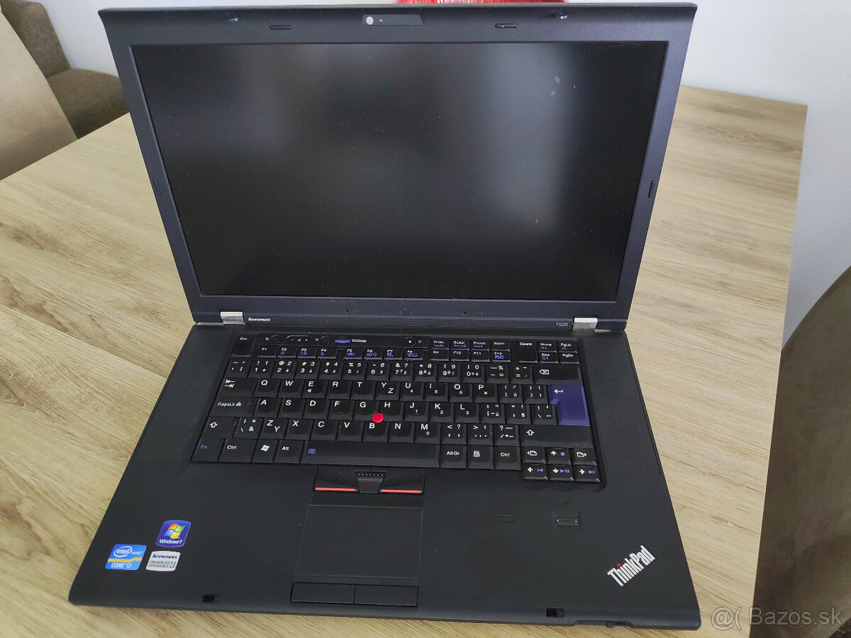 Predám Lenovo Thinkpad T520 I7, 16 GB RAM