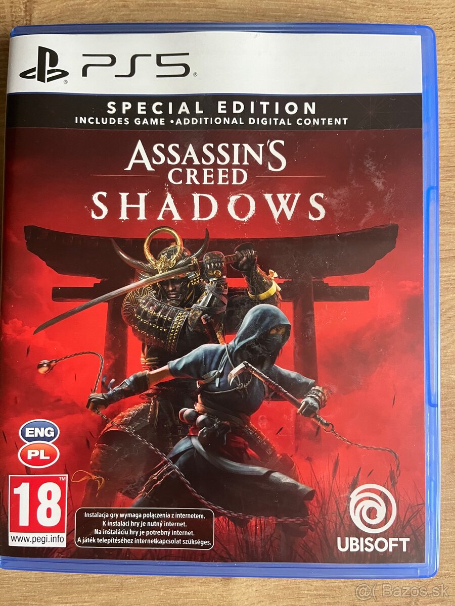 Predám AC Shadows PS5