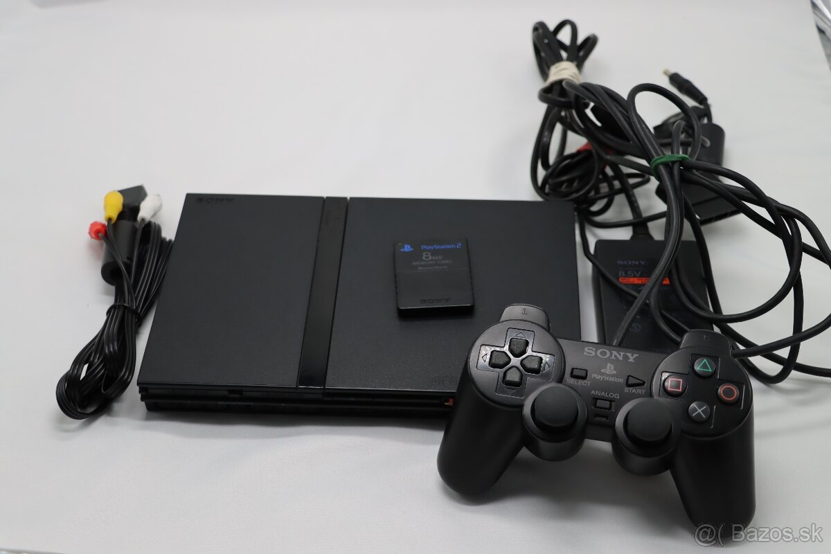 PlayStation 2 Slim SCPH-77004 | Komplet set