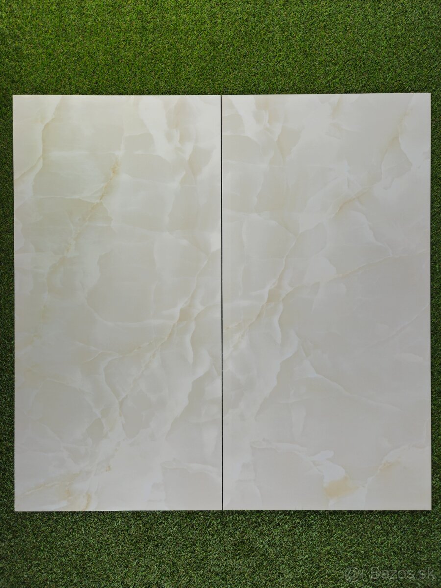 Gresová dlažba 120x60 vysoký lesk vzhľad Onyx.. IBA 19,-eur