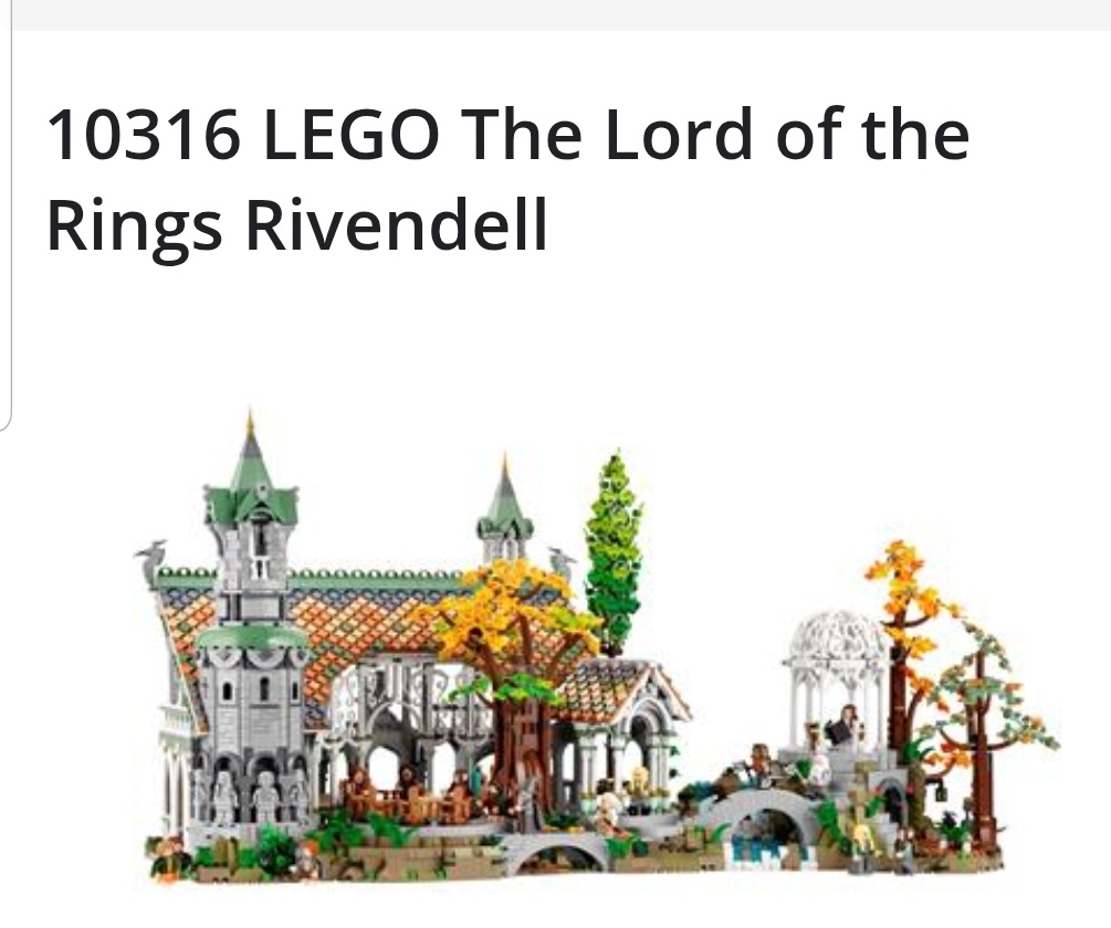 Lego 10316 Pán prstenov
