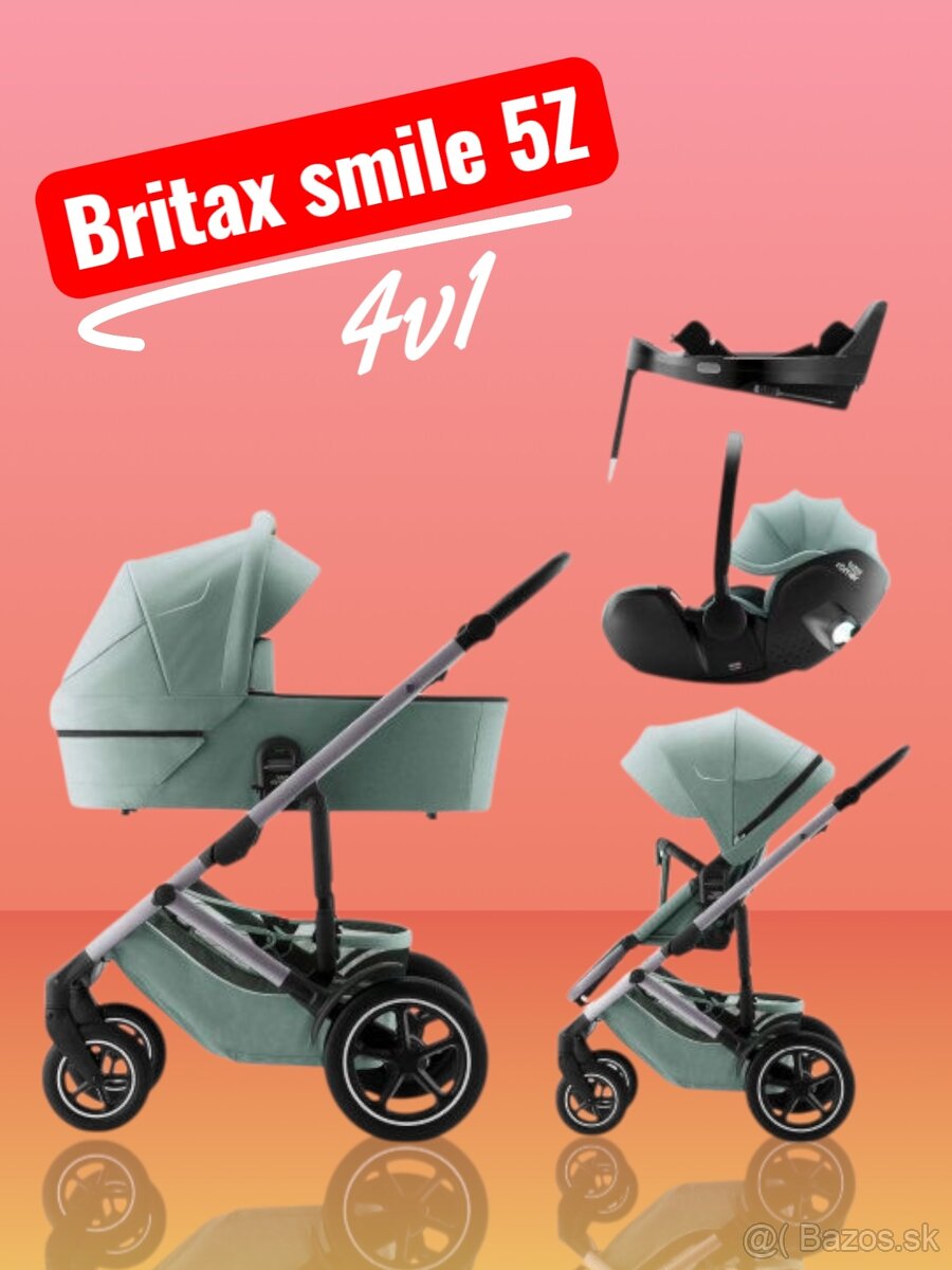 BRITAX RÖMER Kombinovaný kočík 4v1 Smile 5Z