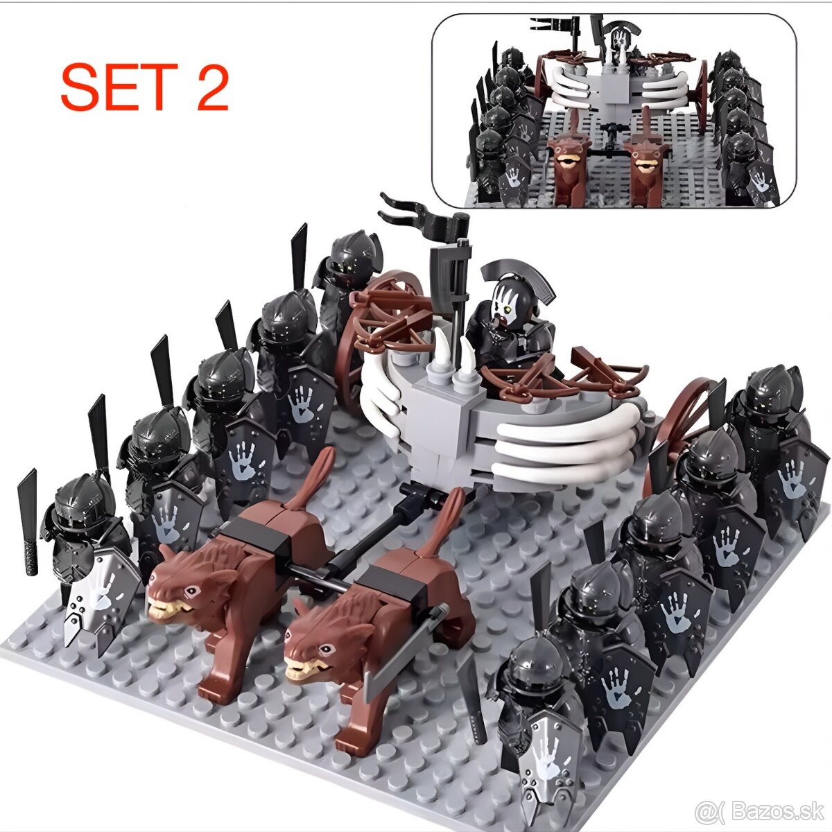 Figúrky pán prsteňov 5 (5ks) typ lego, nové