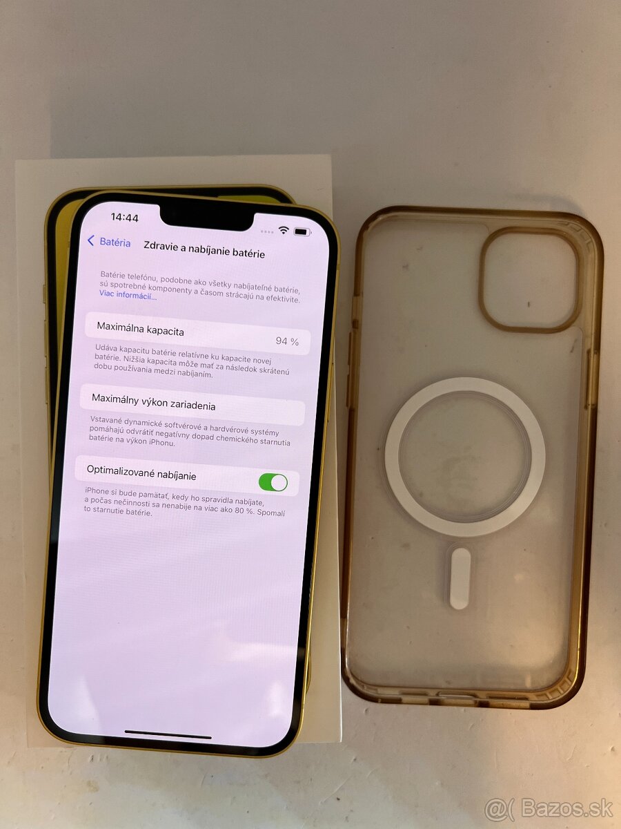 IPHONE 14 PLUS YELLOW 128GB ZÁRUKA - VEĽMI PEKNÝ STAV