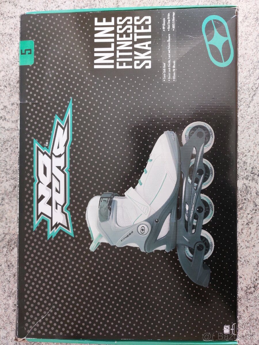 Darujem inline korcule NoFear vel.5 (38)