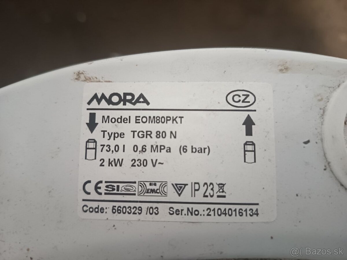 Bojler mora 70l