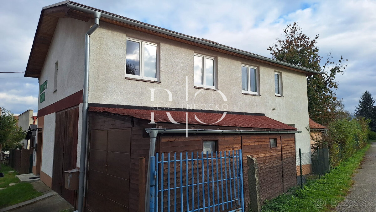 Na predaj 2-generačný rodinný dom v obci Bystrička (Martin)