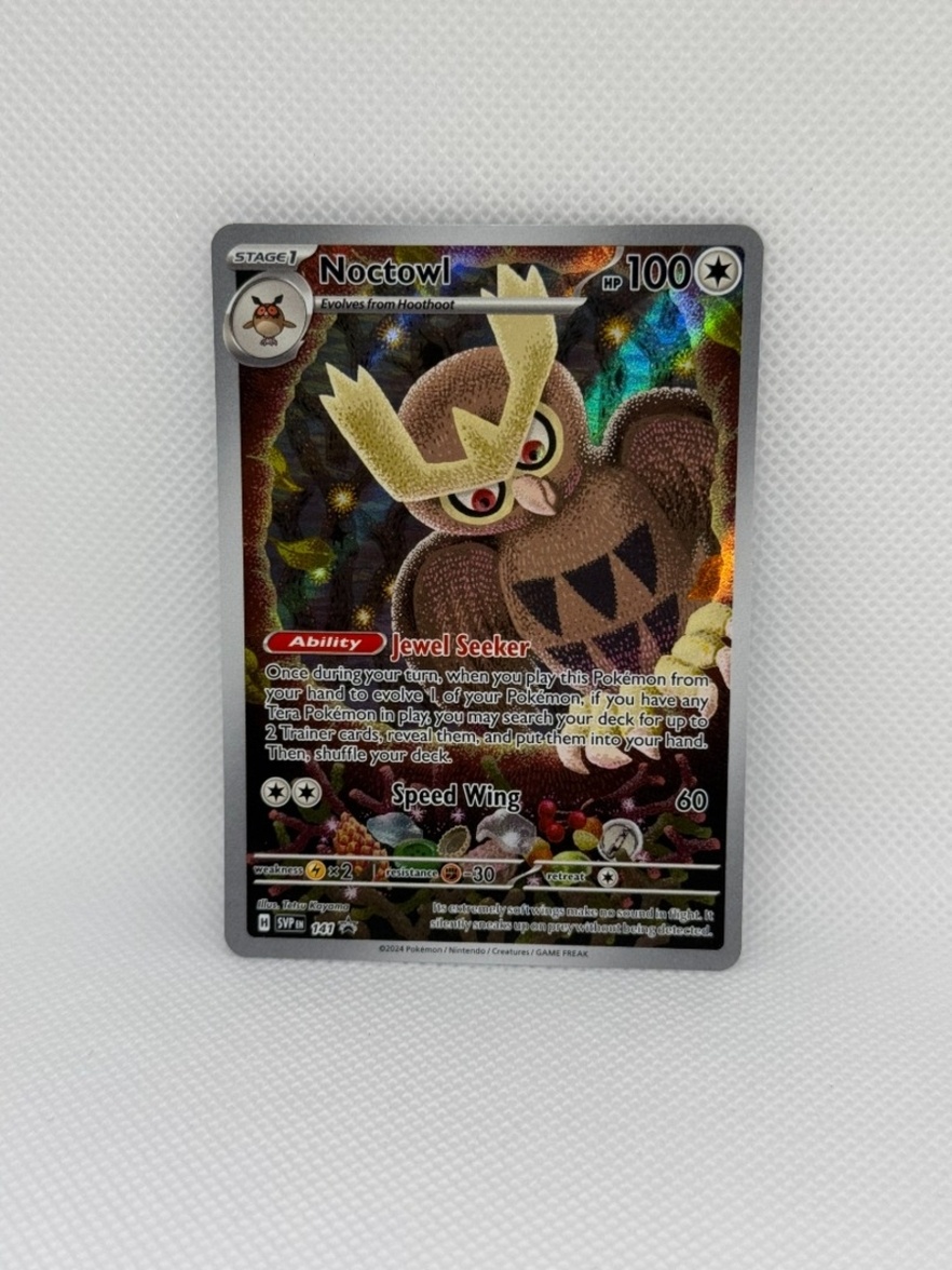 Pokémon karta Noctowl SVP 141 – EX – ORIGINÁL