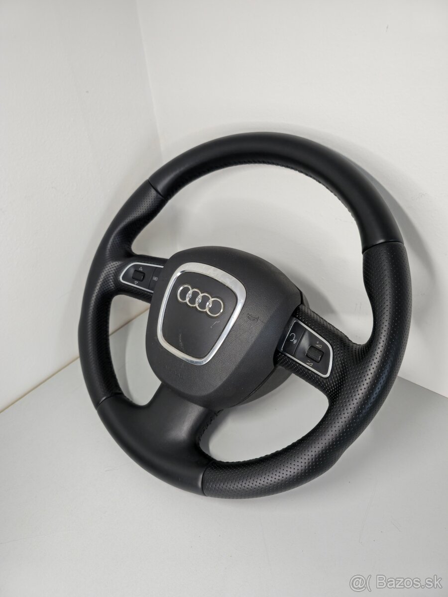 Kožený multifunkčný volant audi a6 c6 a4 b7 a3 8p