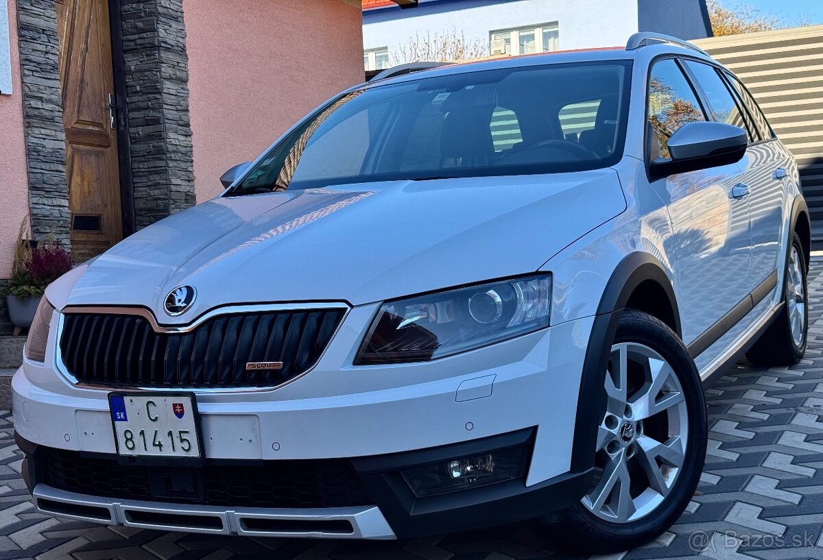 Škoda Octavia Combi SCOUT 2,0 TDI DSG 4x4 135kW Kamera ACC