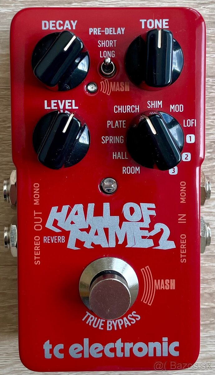 Predám reverb Hall Of Fame 2