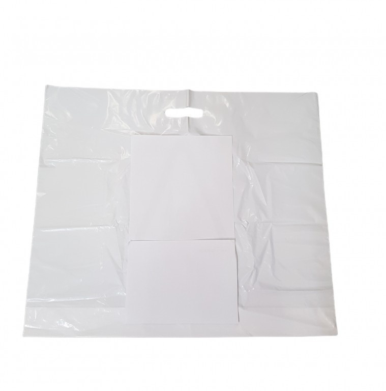 Pevné igelitové tašky s potlačou