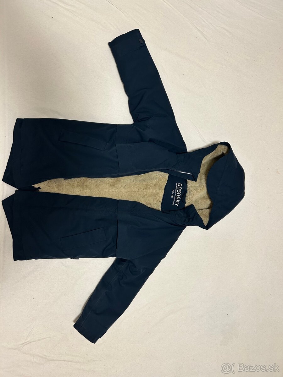 Zimna bunda GOSOAKY (110-116) , SImne topanky GEOX (28),