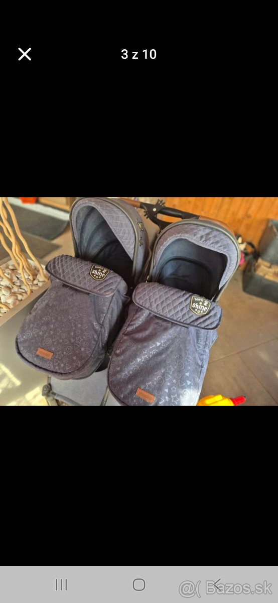 kočiar pre dvojičky