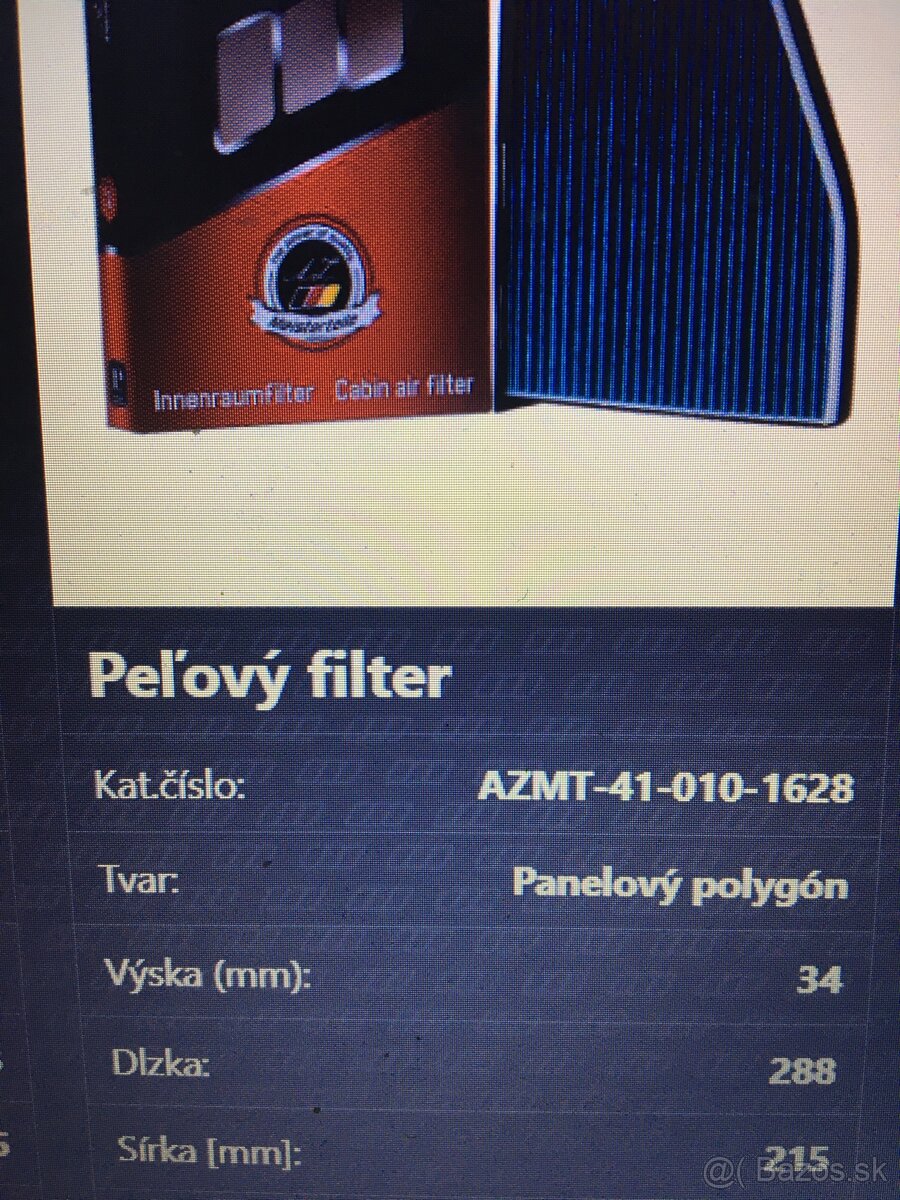 Peľový filter