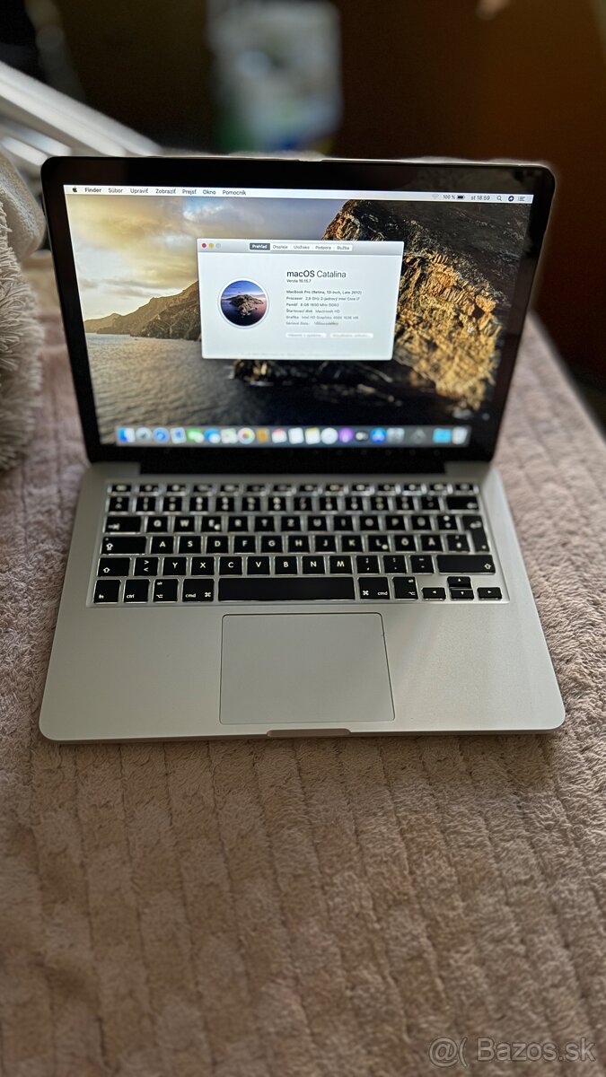MacBook Pro Retina 13” (Late 2012) – i7, 8GB RAM, 256GB SSD