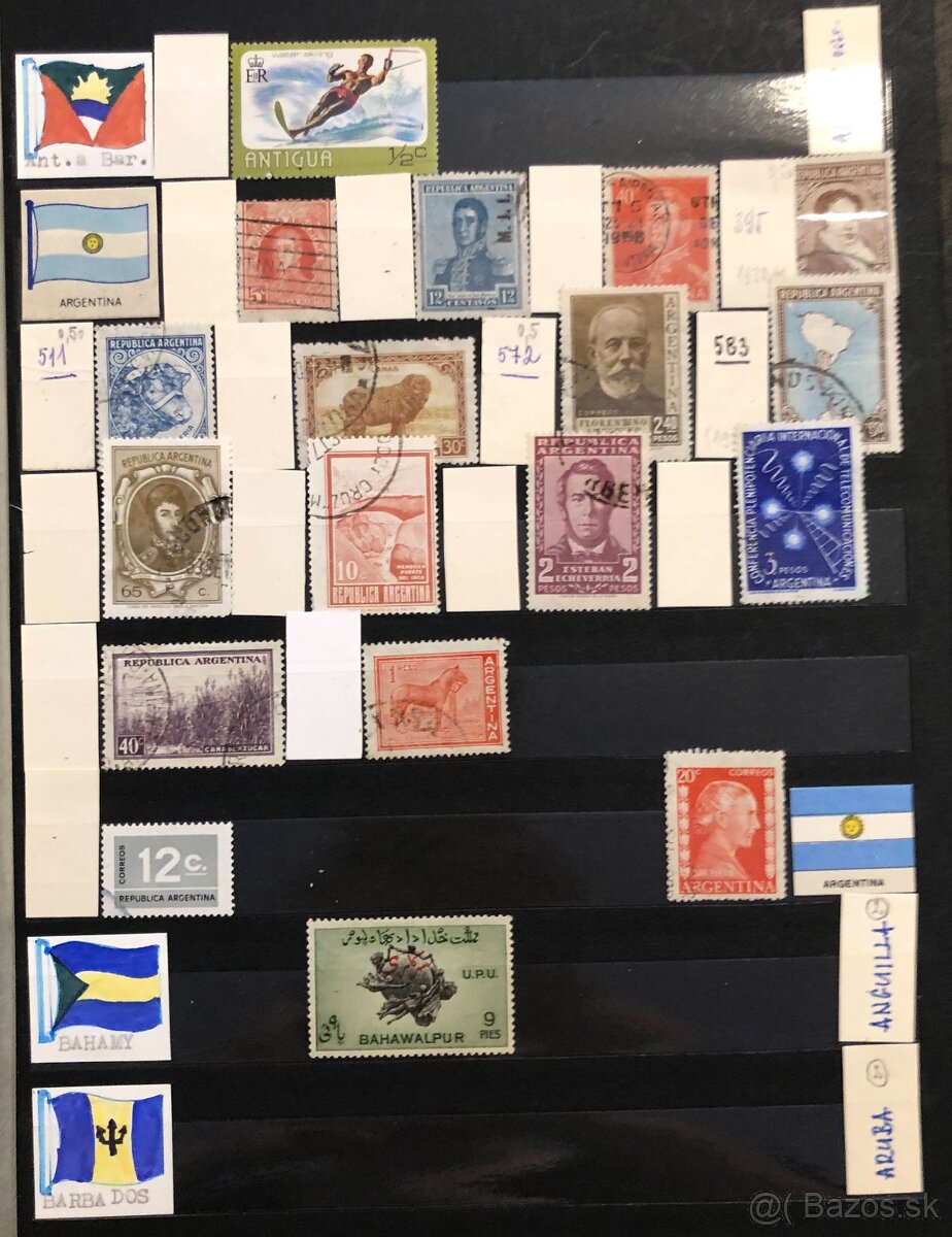 Album známok USA, Amerika, Latinská Amerika