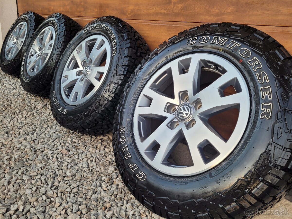 Vw AMAROK disky + pneu 245/70R17
