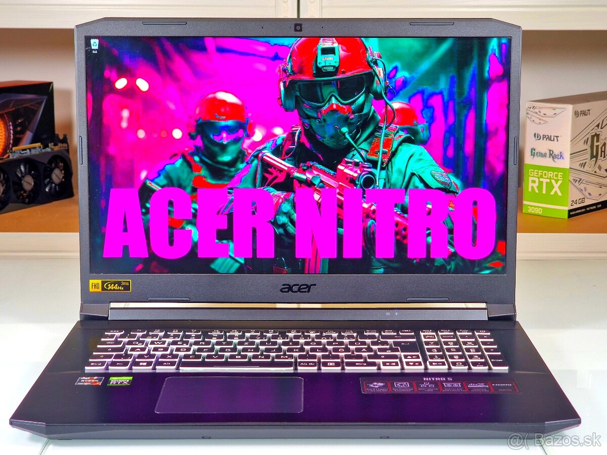 Herný notebook ACER NITRO | RYZEN 5800H | 32GB | RTX 3060